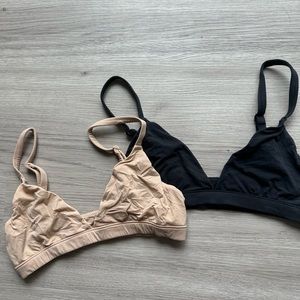 SKIMS Fits Everybody triangle Bralettes size Xs